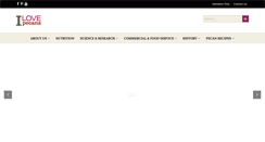 Desktop Screenshot of ilovepecans.org