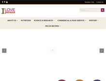 Tablet Screenshot of ilovepecans.org